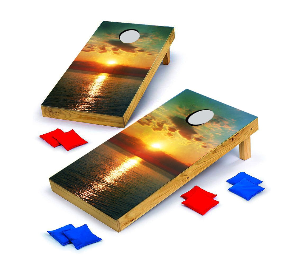 Sunset set Cornhole